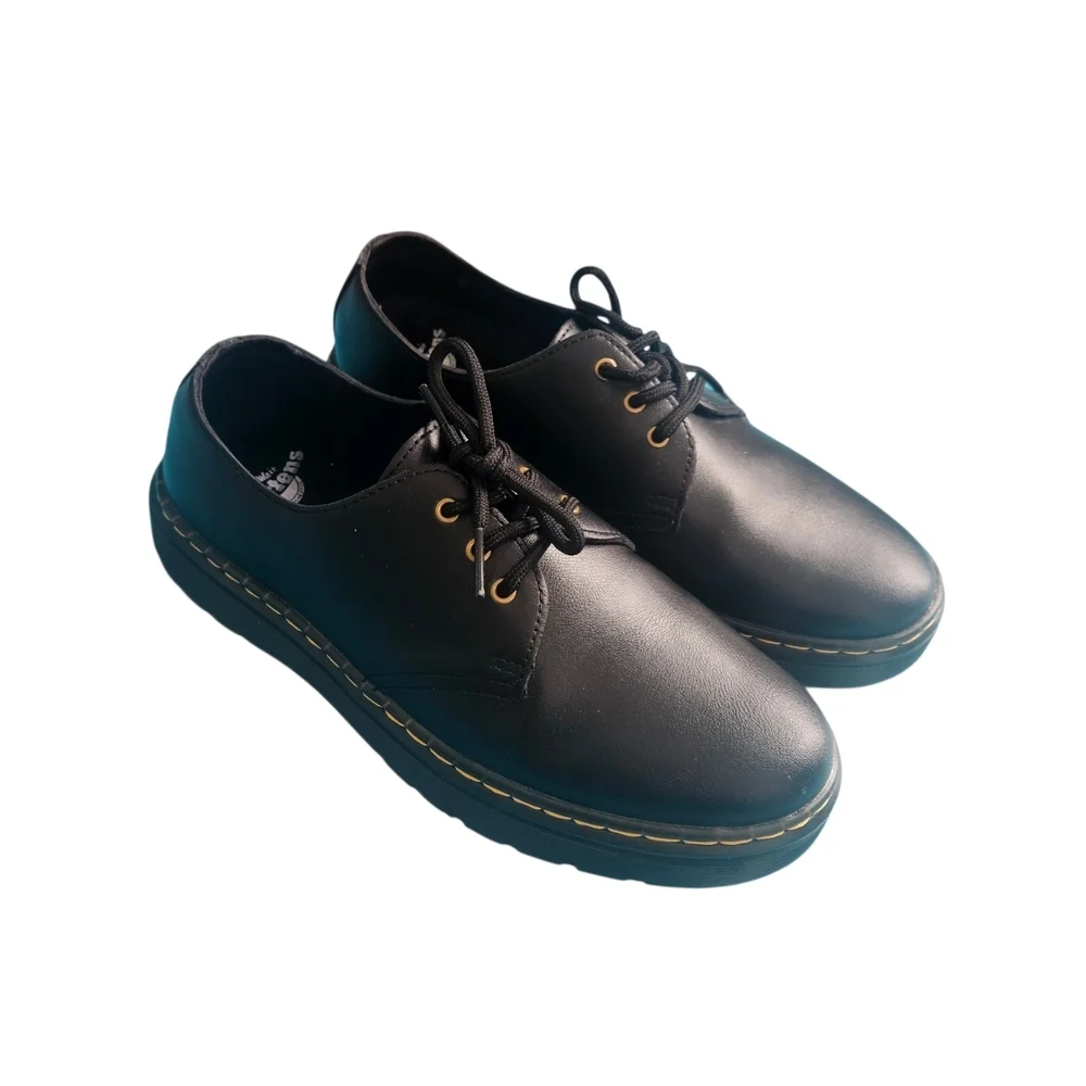 Dr Martens Zavala Low Oxford Black Lace Shoes Size 8M